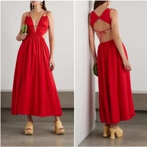 Cult Gaia Dua Open-Back Maxi Dress